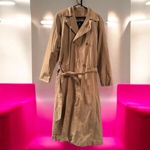 London Fog Beige Trench Coat size 16